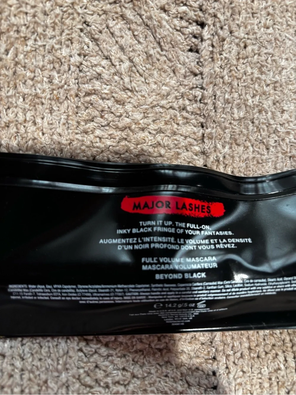 Victoria’s Secret Major Lashes Full Volume Mascara Beyond Black NWT